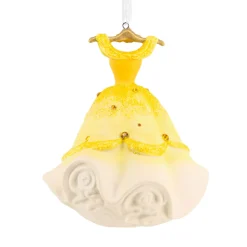 Disney Princess Belle's Gown Ceramic Hallmark Ornament