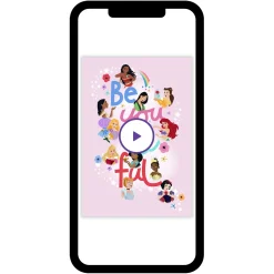 Disney Princess Be-you-tiful Custom Encouragement Card