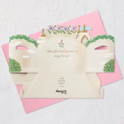 Disney Princess Castle All the Happiness 3D Pop-Up Card With Playset
