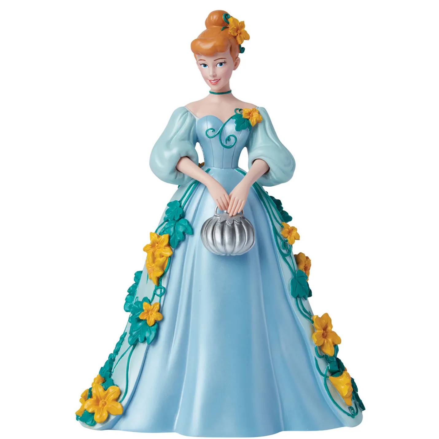 Disney Princess Cinderella Botanical Couture Figurine, 8.4"