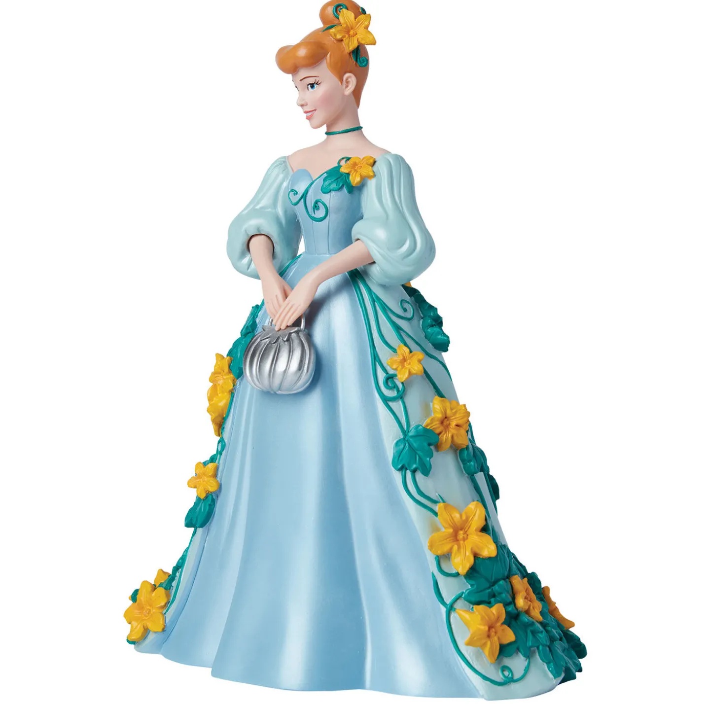 Disney Princess Cinderella Botanical Couture Figurine, 8.4"