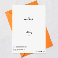 Disney Princess Dress Up Halloween Card for Granddaughter With Mask