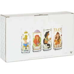 Disney Princess Drinking Glasses, Set of 4