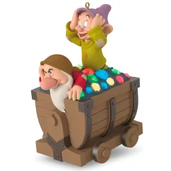 Disney Snow White and the Seven Dwarfs Off We Go! Musical Ornament With Light
