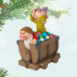 Disney Snow White and the Seven Dwarfs Off We Go! Musical Ornament With Light
