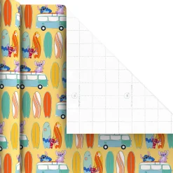 Disney Stitch and Friends 3-Pack Wrapping Paper Mini Roll Bundle, 45 sq. ft. total