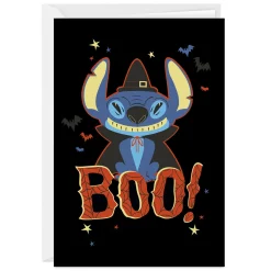 Disney Stitch Boo! Custom Halloween Card