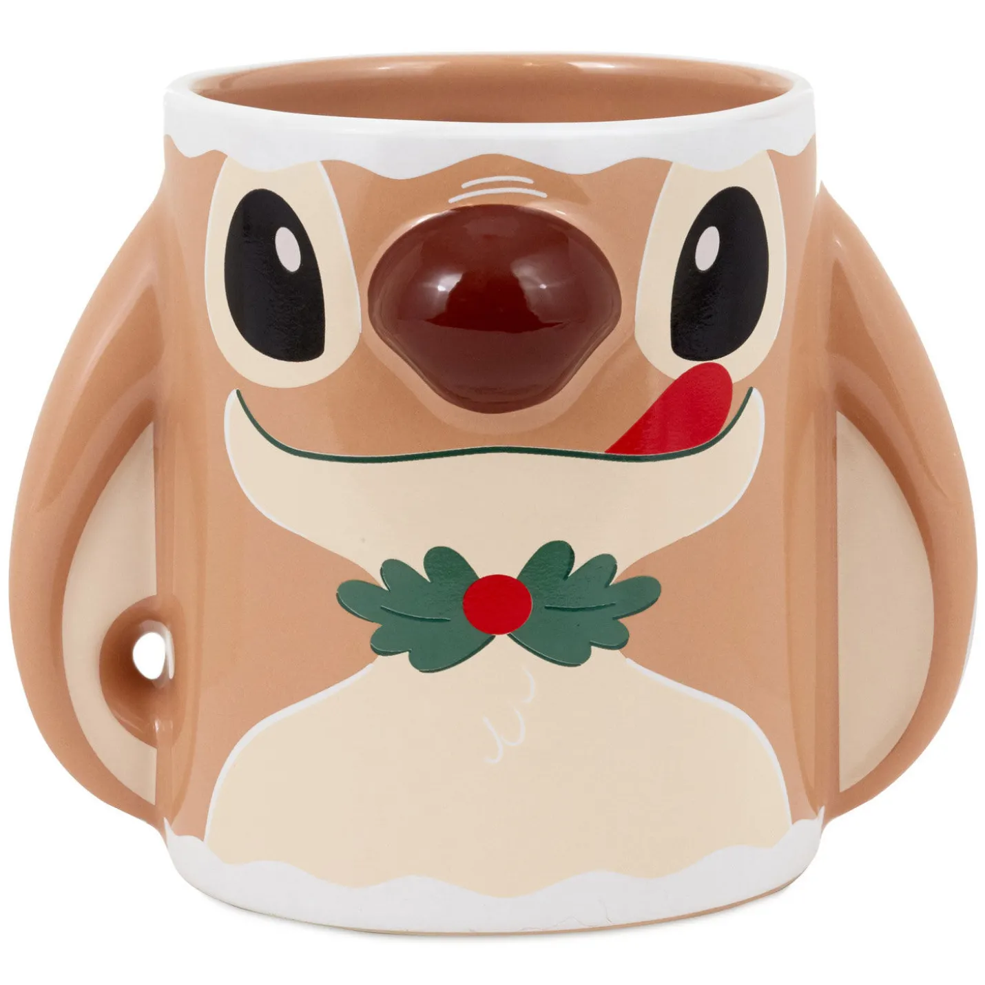 Disney Stitch Gingerbread Sculpted Mug, 20 oz.