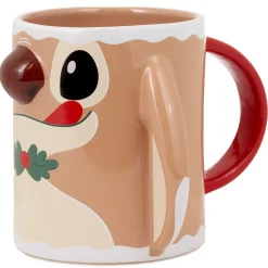 Disney Stitch Gingerbread Sculpted Mug, 20 oz.