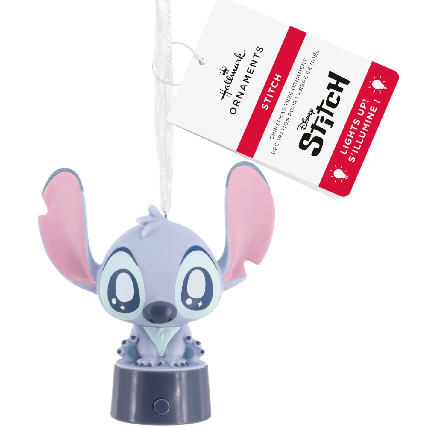 Disney Stitch Hallmark Ornament With Light