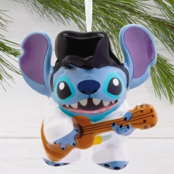 Disney Stitch Rock Star Stitch Shatterproof Hallmark Ornament