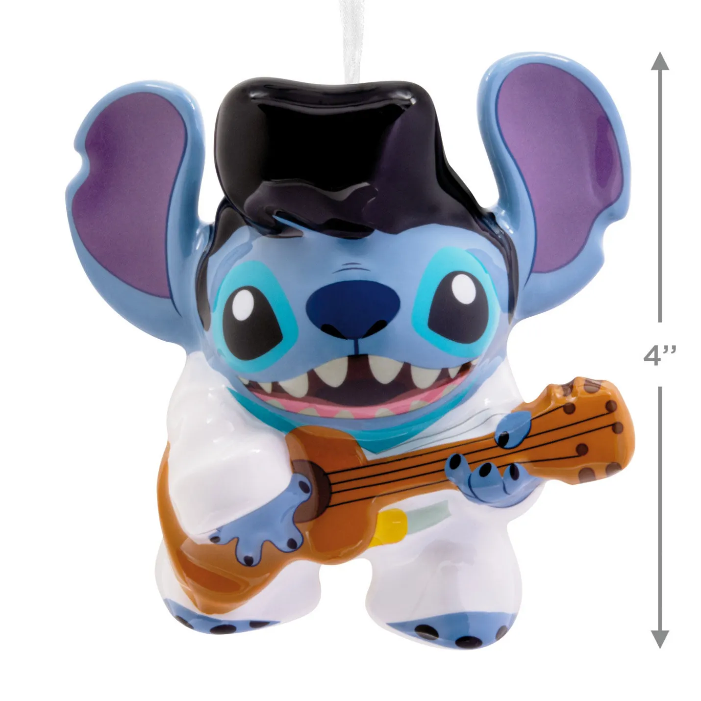 Disney Stitch Rock Star Stitch Shatterproof Hallmark Ornament