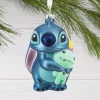 Disney Stitch With Scrump Blown Glass Hallmark Ornament