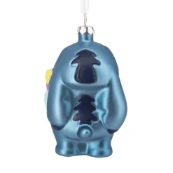 Disney Stitch With Scrump Blown Glass Hallmark Ornament