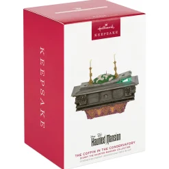 Disney The Haunted Mansion Collection The Coffin in the Conservatory Ornament With Light and Sound