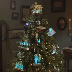 Disney The Haunted Mansion Collection The Caretaker and His Dog Ornament With Light and Sound