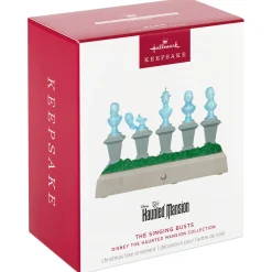 Disney The Haunted Mansion Collection The Singing Busts Ornament With Light and Sound