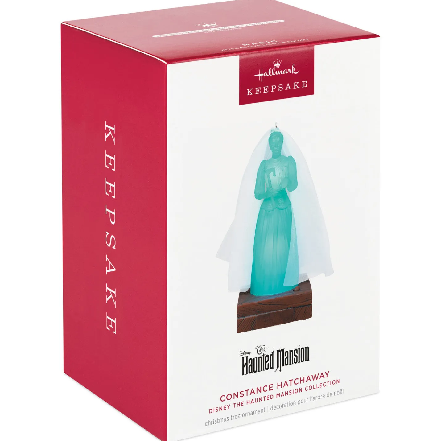 Disney The Haunted Mansion Collection Constance Hatchaway Ornament With Light and Sound