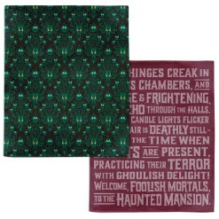 Disney The Haunted Mansion Glow-in-the-Dark Two-Sided Throw Blanket, 50x60