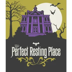Disney The Haunted Mansion Resting Place Throw Blanket, 50x60