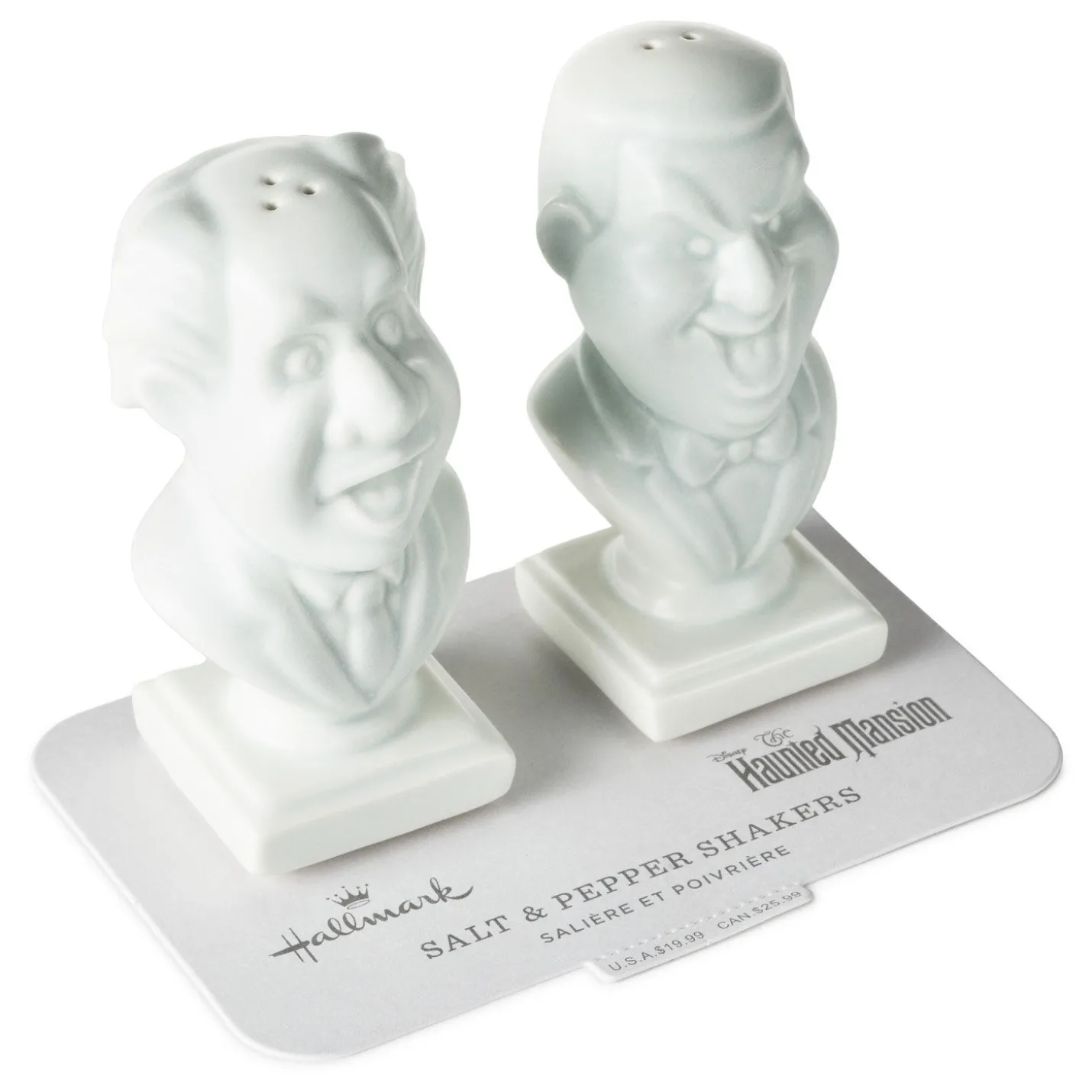 Disney The Haunted Mansion Singing Busts Salt and Pepper Shakers, Set of 2