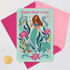 Disney The Little Mermaid Raise That Voice Birthday Card