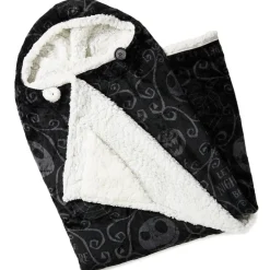 Disney Tim Burton's The Nightmare Before Christmas Jack Skellington Hooded Blanket