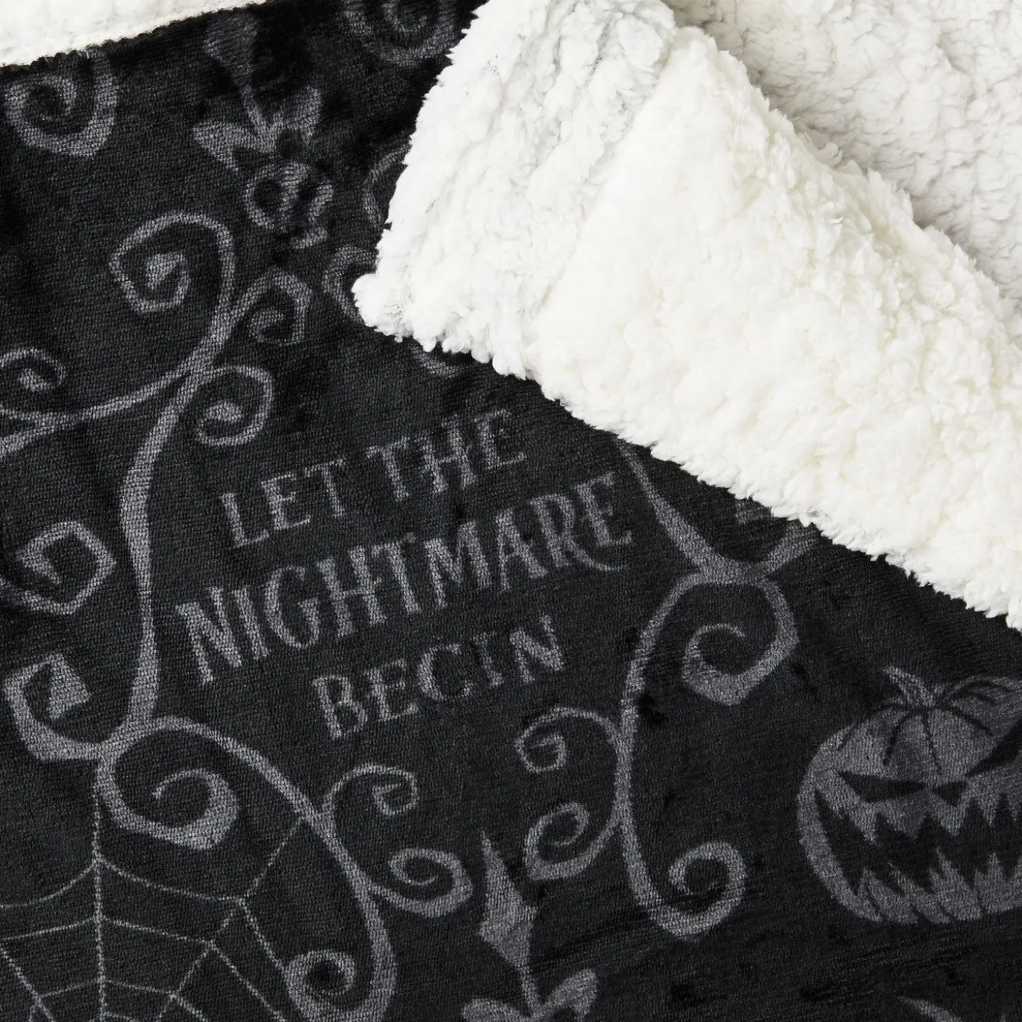 Disney Tim Burton's The Nightmare Before Christmas Jack Skellington Hooded Blanket