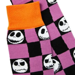 Disney Tim Burton's The Nightmare Before Christmas Jack Faces Crew Socks
