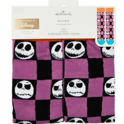 Disney Tim Burton's The Nightmare Before Christmas Jack Faces Crew Socks