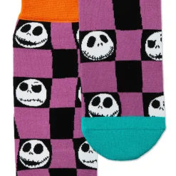 Disney Tim Burton's The Nightmare Before Christmas Jack Faces Crew Socks