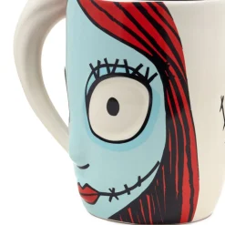 Disney Tim Burton's The Nightmare Before Christmas Jack and Sally Sculpted Mug, 15 oz.