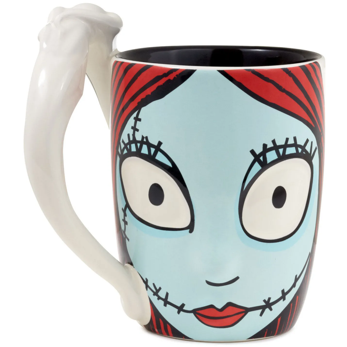 Disney Tim Burton's The Nightmare Before Christmas Jack and Sally Sculpted Mug, 15 oz.