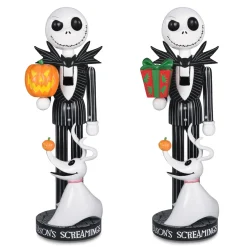 Disney Tim Burton's The Nightmare Before Christmas Jack Skellington Nutcracker Figurine, 12"