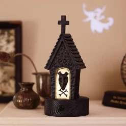 Disney Tim Burton's The Nightmare Before Christmas Zero's Doghouse Decoration With Light Projection