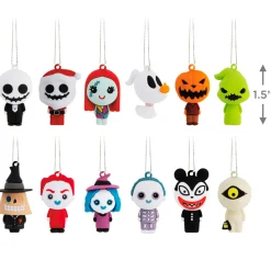 Disney Tim Burton's The Nightmare Before Christmas Hallmark Countdown Calendar Paper Tree Set With 12 Mini Ornaments