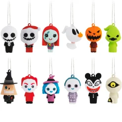 Disney Tim Burton's The Nightmare Before Christmas Hallmark Countdown Calendar Paper Tree Set With 12 Mini Ornaments