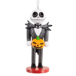 Disney Tim Burton's The Nightmare Before Christmas Jack Skellington Nutcracker Hallmark Ornament