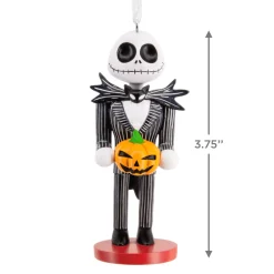 Disney Tim Burton's The Nightmare Before Christmas Jack Skellington Nutcracker Hallmark Ornament