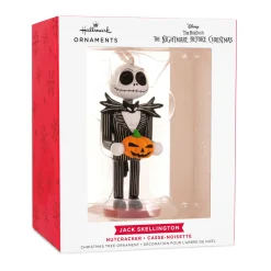 Disney Tim Burton's The Nightmare Before Christmas Jack Skellington Nutcracker Hallmark Ornament