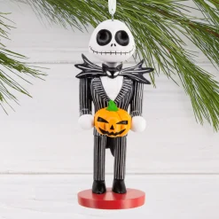 Disney Tim Burton's The Nightmare Before Christmas Jack Skellington Nutcracker Hallmark Ornament