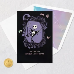 Disney Tim Burton's The Nightmare Before Christmas Good Scare Halloween Card