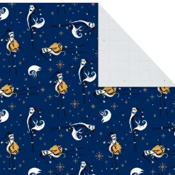Disney Tim Burton's The Nightmare Before Christmas Assorted Flat Wrapping Paper, 12 sheets