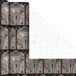 Disney Tim Burton's The Nightmare Before Christmas 3-Pack Wrapping Paper Mini Roll Bundle, 45 sq. ft. total