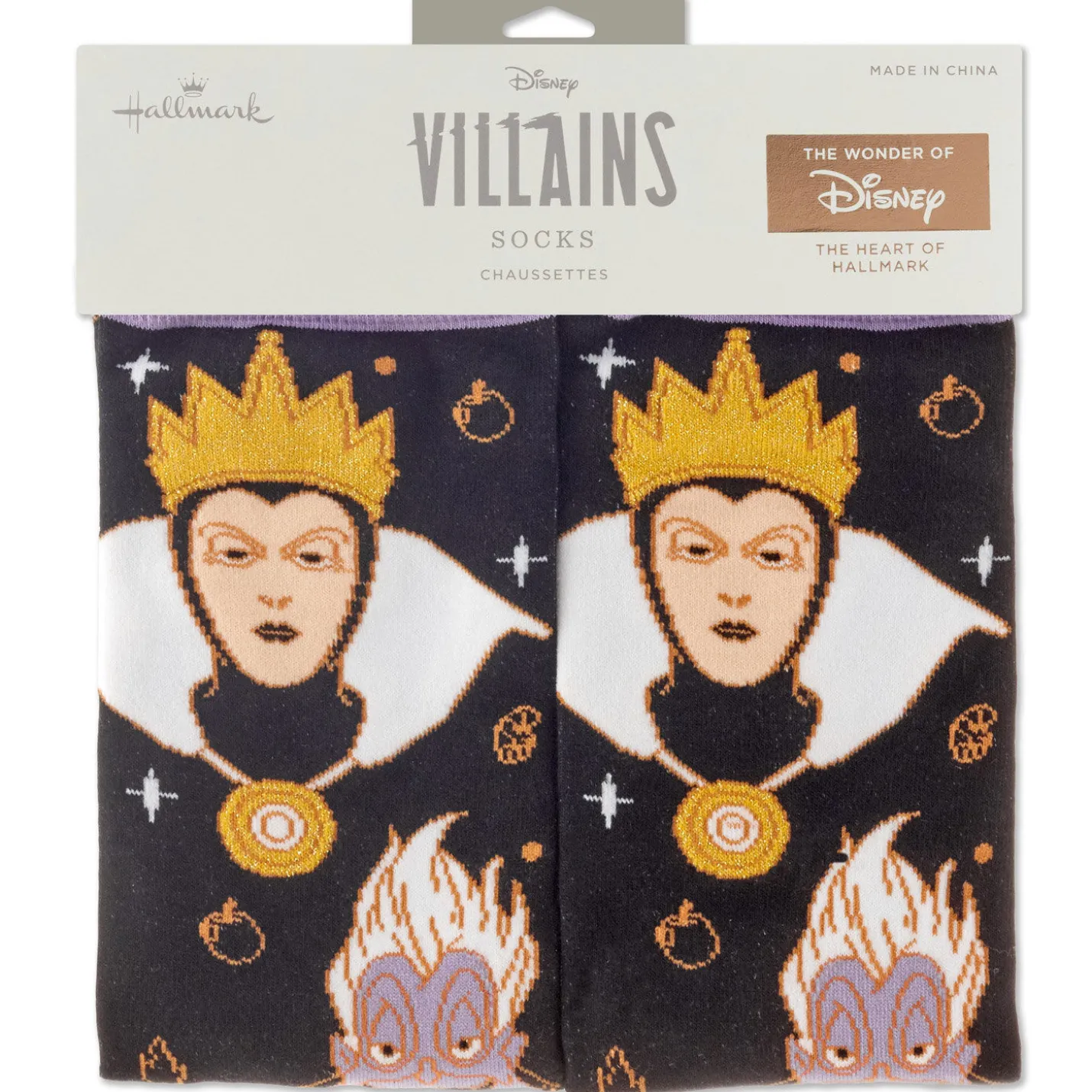 Disney Villains Fierce and Fabulous Crew Socks