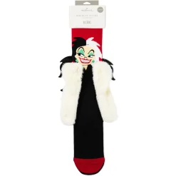 Disney Villains Maleficent and Cruella De Vil Novelty Socks