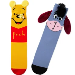 Disney Winnie the Pooh and Eeyore Novelty Crew Socks, 1 pair