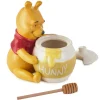Disney Winnie the Pooh Ceramic Honey Pot With Serving Wand, Set of 2