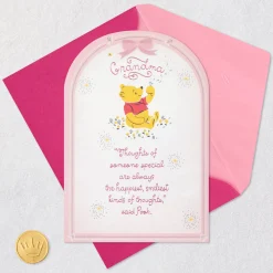 Disney Winnie the Pooh Day of Smiles Birthday Card for Grandma