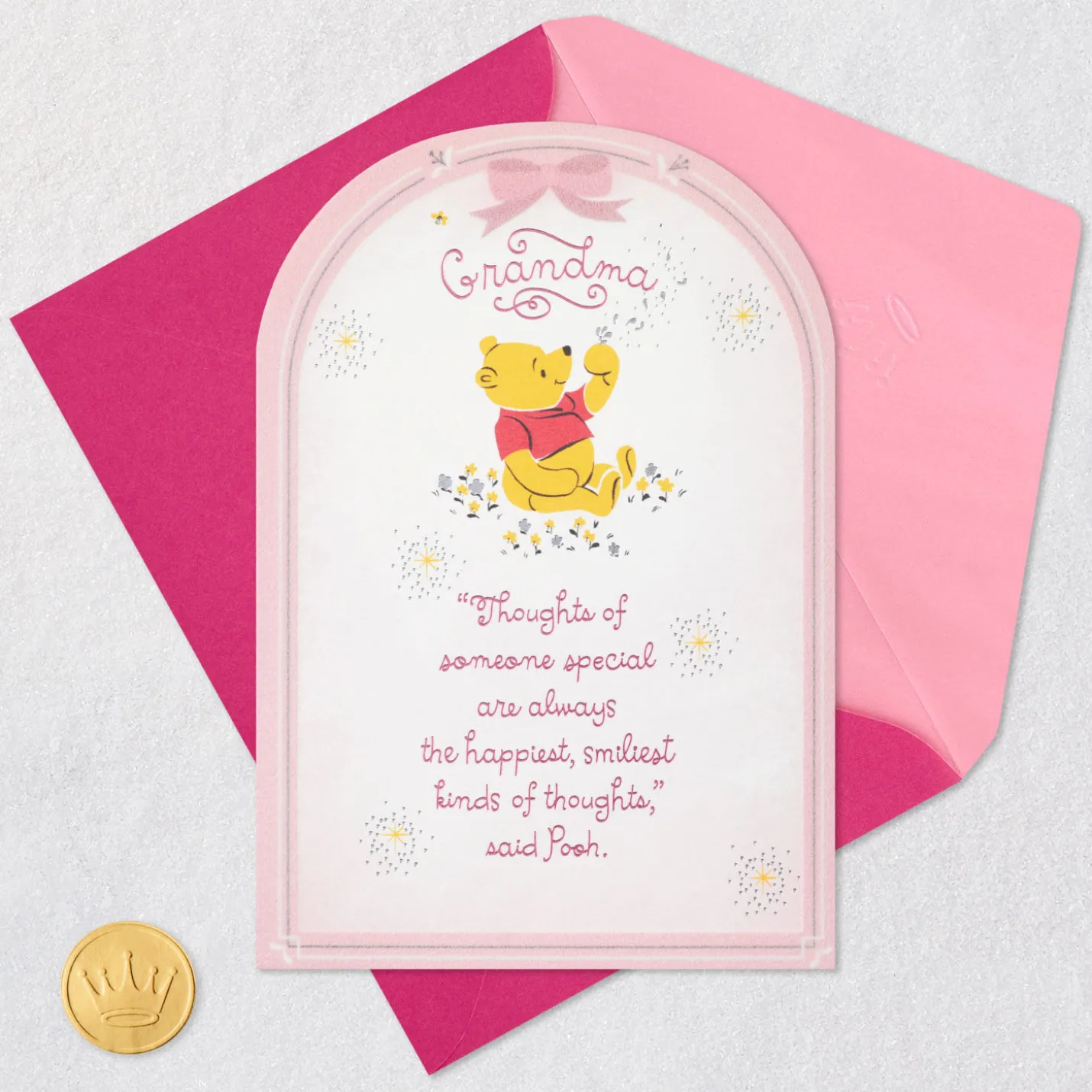 Disney Winnie the Pooh Day of Smiles Birthday Card for Grandma